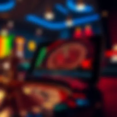 Online roulette interface on a digital device