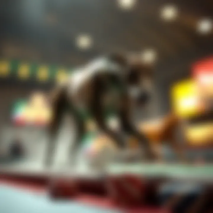 An abstract representation of luck and chance in betting