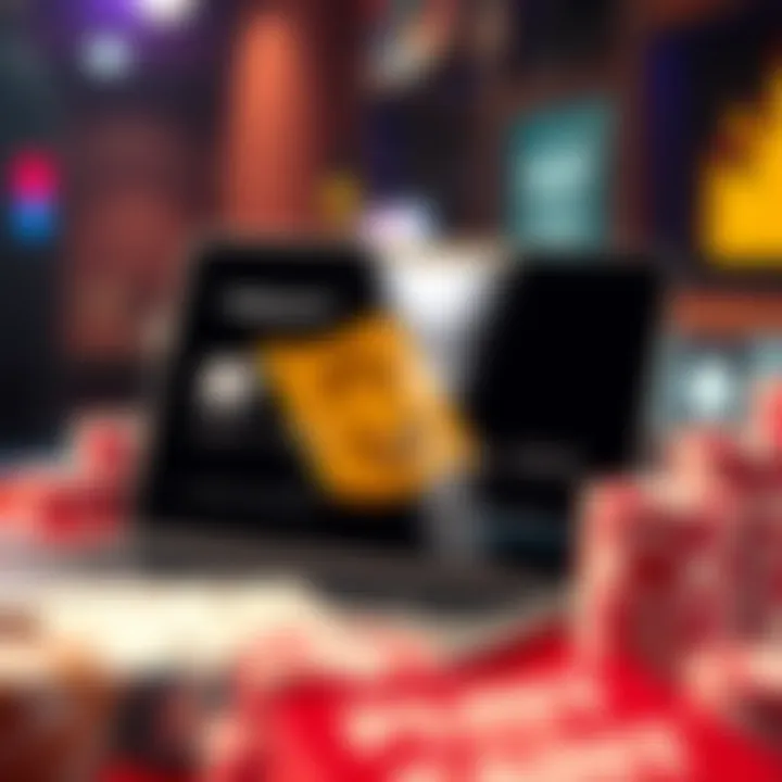 Conceptual representation of digital payments for gambling