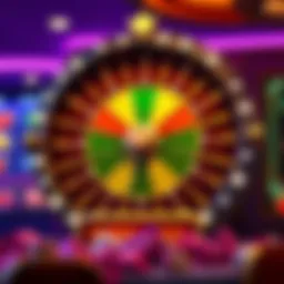 Visual representation of the Wheel of Wealth slot game interface