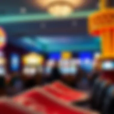 A graphical representation showcasing the economic impact of casino drawings