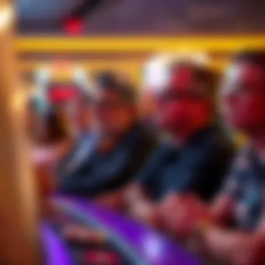 An engaging depiction of participants eagerly waiting for the drawing results