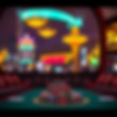 A creative visualization of the regulatory framework surrounding gambling events