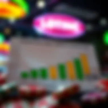 A graph showing odds of winning different lottery tickets